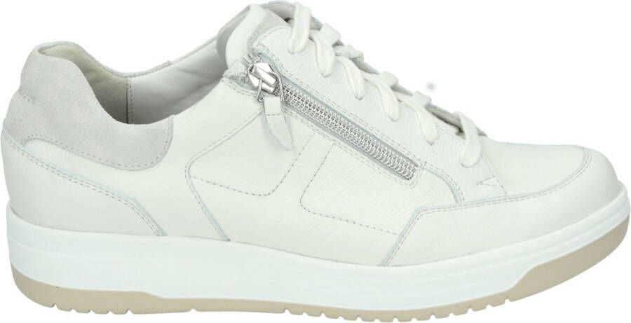 Durea 6281~K~~~~~~~~~~~~~~~~~~~~~~~~ Lage sneakersDames sneakers Wit beige