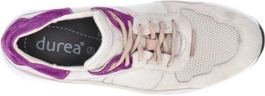 Durea 6283 Sneaker Offwhite Viola Wijdte K 43 )