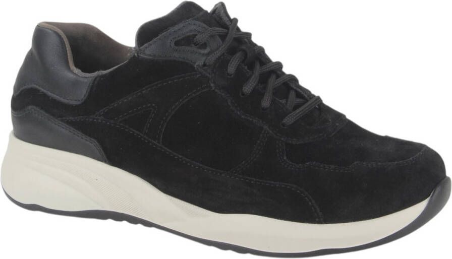 Durea 6283.609.1877-M dames veterschoenen sportief zwart