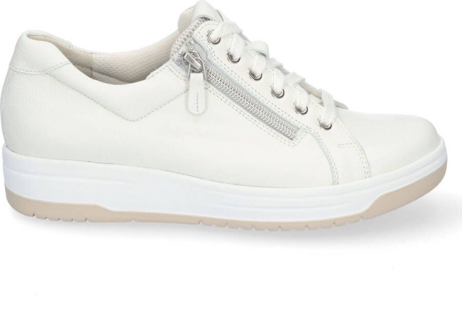 Durea 6291 685 0933 Wit H-Wijdte Veterschoenen