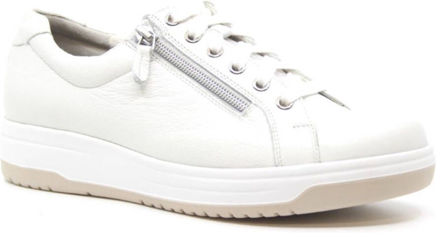 Durea 6291 685 0933 Wit H-Wijdte Veterschoenen