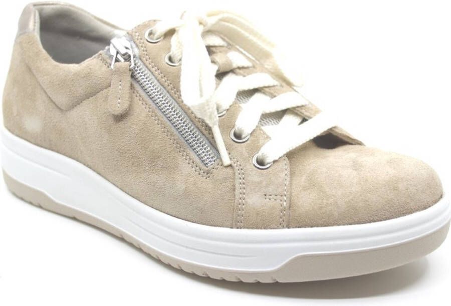 Durea 6291 685 0935 Beige H-Wijdte Veterschoenen