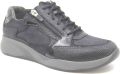 Durea 6295~H~~~~~~~~~~~~~~~~~~~~~~~~ Lage sneakers Dames sneakers Zwart - Blauw