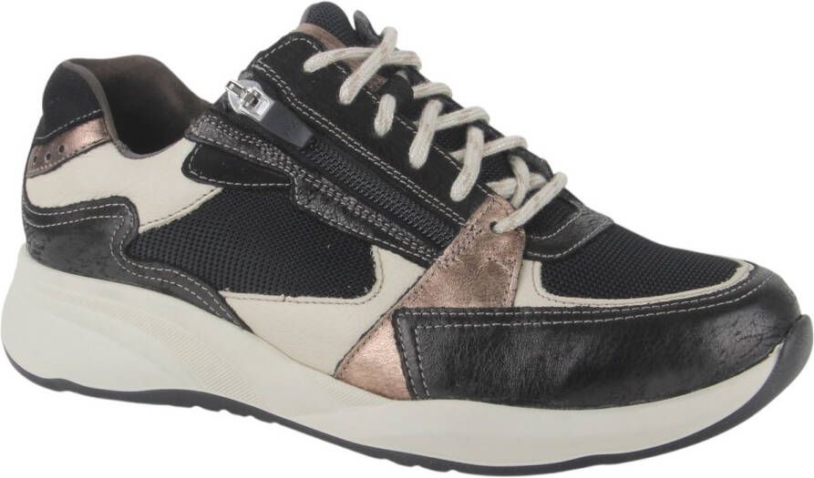 Durea 6295 K Lage sneakersDames sneakers Zwart