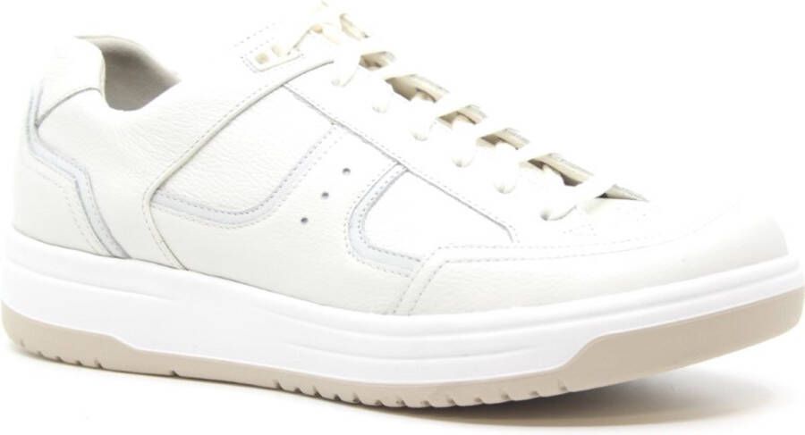 Durea 6299~K~~~~~~~~~~~~~~~~~~~~~~~~ Lage sneakersDames sneakers Wit beige