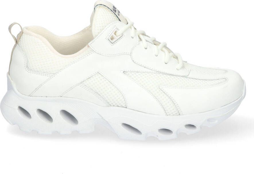 Durea 6309~H~FLOWMOTION~~~~~~~~~~~~~ Lage sneakersDames sneakers Wit beige