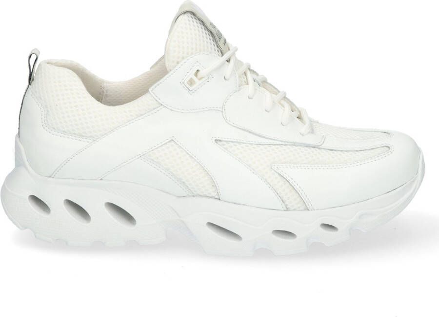 Durea 6309~H~FLOWMOTION~~~~~~~~~~~~~ Lage sneakersDames sneakers Wit beige