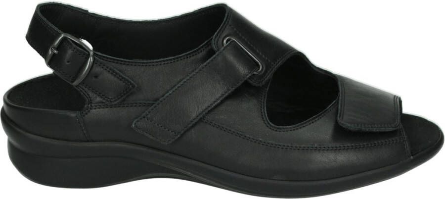Durea 7178 H Volwassenen Platte sandalenDames Sandalen Kleur: Zwart