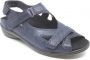 Durea 7258 216 9528 Blauwe sandaal met uitneembaar voetbed wijdte G - Thumbnail 1
