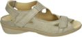Durea 7258~E~~~~~~~~~~~~~~~~~~~~~~~~ Platte sandalen Dames Sandalen Taupe - Bruin
