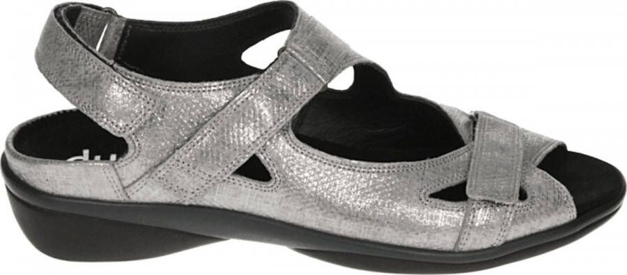 Durea 7258 E Volwassenen Platte sandalenDames Sandalen Kleur: Taupe Maat: 42  - Schoenen.nl
