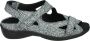Durea 7258 H Volwassenen Platte sandalen Kleur Zwart - Thumbnail 1