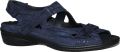 Durea 7258 E Volwassenen Platte sandalen Dames Sandalen Blauw - Blauw