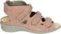 Durea 7272~G~~~~~~~~~~~~~~~~~~~~~~~~ Platte sandalenDames Sandalen Roze - Thumbnail 1