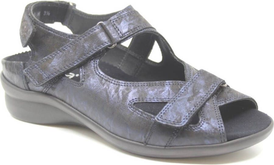 Durea 7376 218 8836 blauwe sandalen wijdte H