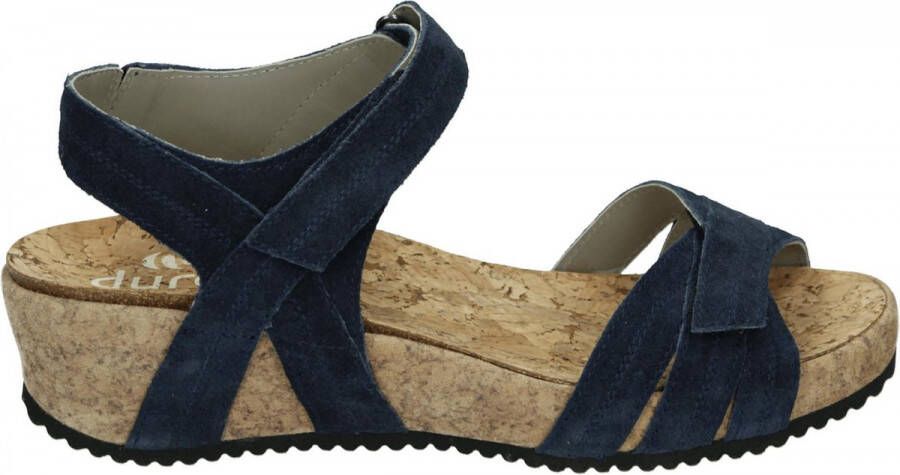 Durea 7393 H Volwassenen Sandalen met hakDames Sandalen Kleur: Blauw