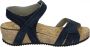 Durea 7393 H Volwassenen Sandalen met hakDames Sandalen Kleur: Blauw - Thumbnail 1