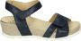 Durea 7403~H~~~~~~~~~~~~~~~~~~~~~~~~ Sandalen met hak Blauw - Thumbnail 1