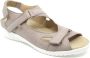 Durea 7419 215 0827 Beige smalle dames sandalen wijdte E - Thumbnail 2