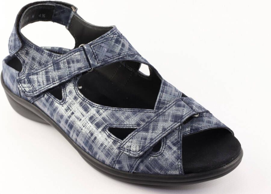 Durea 7258 218H Blauw H-Wijdte Sandalen