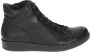 Durea 9626~E~~~~~~~~~~~~~~~~~~~~~~~~ Hoge sneakersVeterlaarzenDames veterschoenenDames sneakersHalf-hoge schoenen Zwart - Thumbnail 1