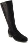 Durea 9643 975 H Lange Laars Zwart Suede - Thumbnail 1