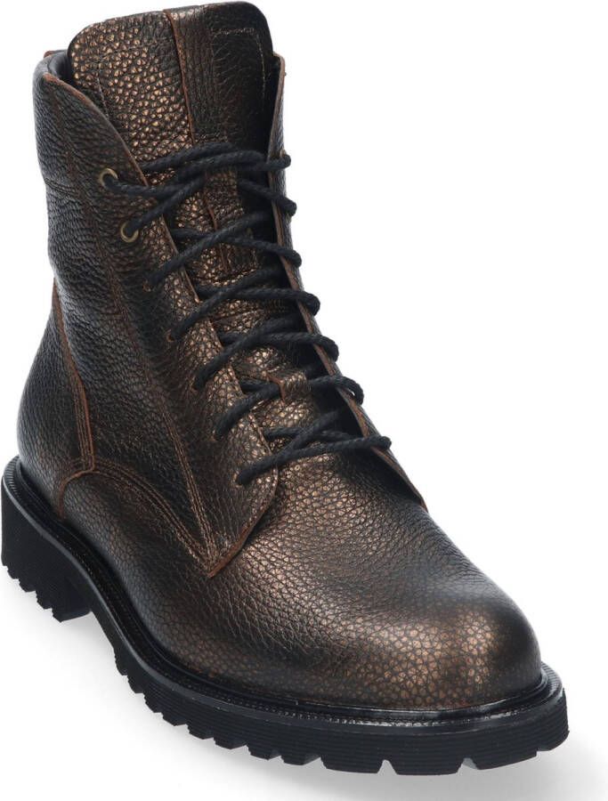 Durea 9722 H Volwassenen VeterlaarzenHalf-hoge schoenen Kleur: Zwart