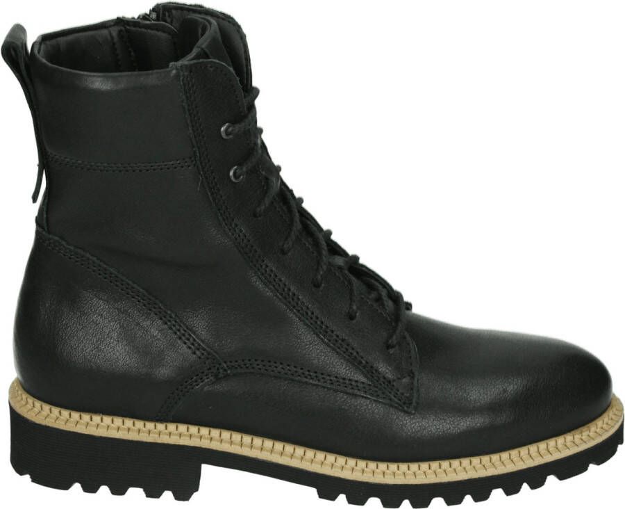 Durea 9722 E Volwassenen VeterlaarzenHoge sneakersDames veterschoenenHalf-hoge schoenen Zwart