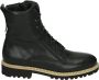 Durea 9722~E~~~~~~~~~~~~~~~~~~~~~~~~ Hoge sneakersVeterlaarzenDames veterschoenenDames sneakersHalf-hoge schoenen Zwart - Thumbnail 1