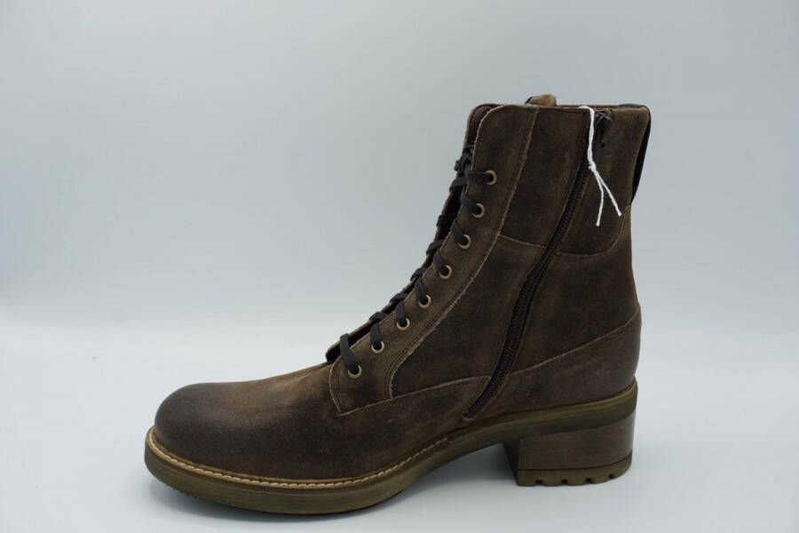 Durea 9725 H- Espresso bruin veter boot biker boot