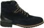 Durea 9731~K~~~~~~~~~~~~~~~~~~~~~~~~ Hoge sneakersVeterlaarzenDames veterschoenenDames sneakersHalf-hoge schoenen Blauw - Thumbnail 3
