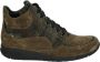 Durea 9735~G~GO~~~~~~~~~~~~~~~~~~~~~ Hoge sneakersVeterlaarzenDames veterschoenenDames sneakersHalf-hoge schoenen Bruin - Thumbnail 1