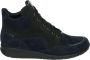 Durea 9735~H~~~~~~~~~~~~~~~~~~~~~~~~ Hoge sneakersVeterlaarzenDames veterschoenenDames sneakersHalf-hoge schoenen Blauw - Thumbnail 1