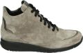 Durea 9735 K GO Hoge sneakers Veterboots Dames veterschoenen Dames sneakersHalf-hoge schoenen Grijs - Grijs