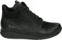 Durea 9735 K GO Hoge sneakersVeterlaarzenDames veterschoenenDames sneakersHalf-hoge schoenen Zwart - Thumbnail 1