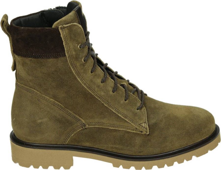 Durea 9741 H Volwassenen VeterlaarzenHalf hoge schoenen Kleur Groen