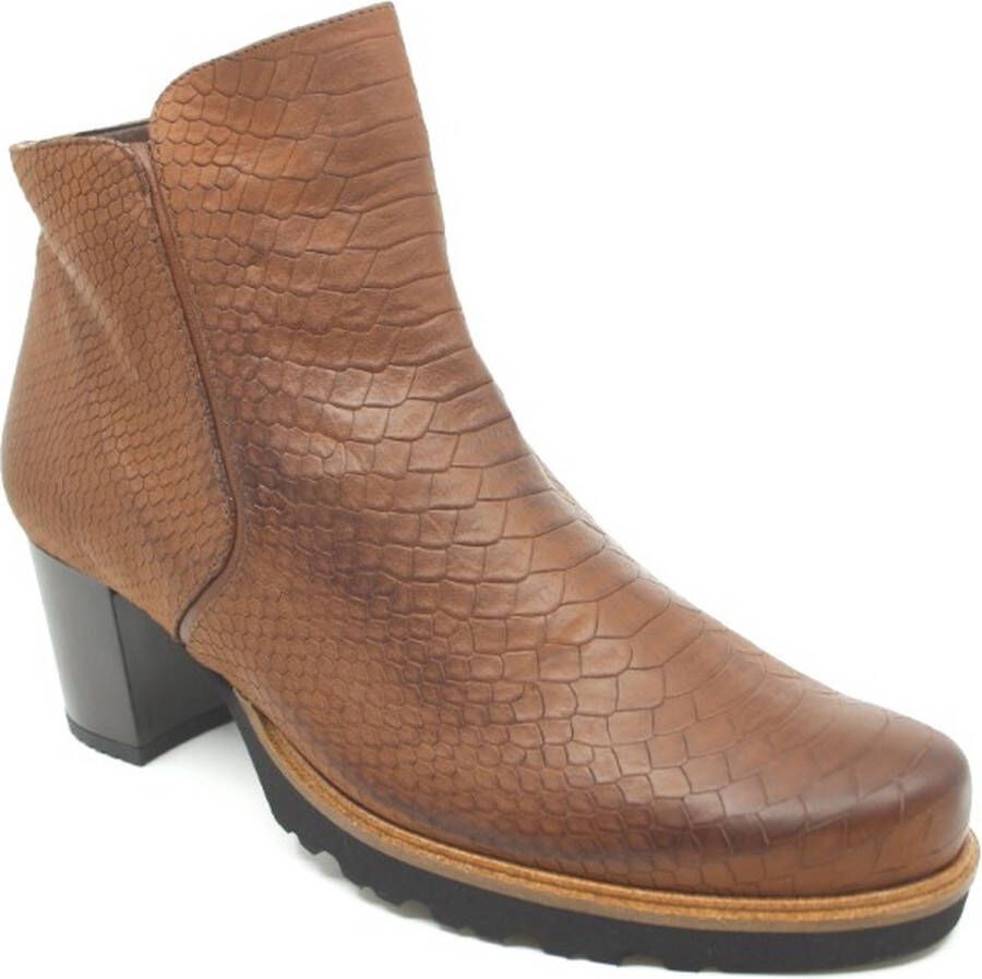 Durea 9743 874 9175 cognac bruine enkellaars wijdte G