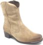 Durea 9753 998 8039 Zand suède westernlook laarzen wijdte K - Thumbnail 1