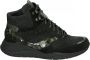 Durea 9755~K~~~~~~~~~~~~~~~~~~~~~~~~ Hoge sneakersVeterlaarzenDames veterschoenenDames sneakersHalf-hoge schoenen Zwart - Thumbnail 1