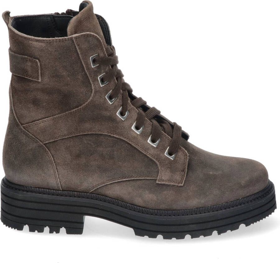 Durea Dames Veterboot 9758-755-0683 Bruin Wijdte H (40.5)