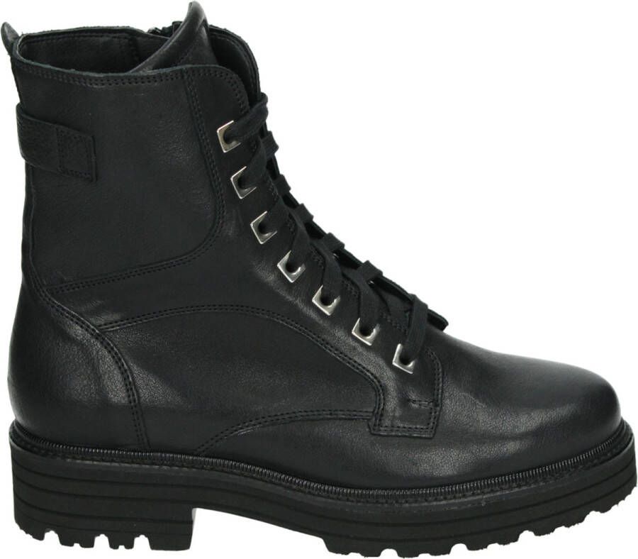 Durea 9758 H Volwassenen VeterlaarzenHalf hoge schoenen Kleur Zwart