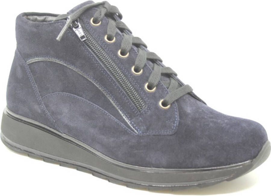Durea 9763 688 9940 Blauwe Go veterboots wijdte K