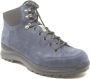 Durea 9765 675 0176 Blauwe dames halfhoge wandel veterschoen - Thumbnail 1