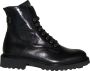Durea 9769~K~~~~~~~~~~~~~~~~~~~~~~~~ Hoge sneakersVeterlaarzenDames veterschoenenDames sneakersHalf-hoge schoenen Zwart - Thumbnail 3