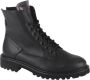 Durea 9769 K Hoge sneakersVeterbootsDames veterschoenenDames sneakersHalf-hoge schoenen Zwart - Thumbnail 1