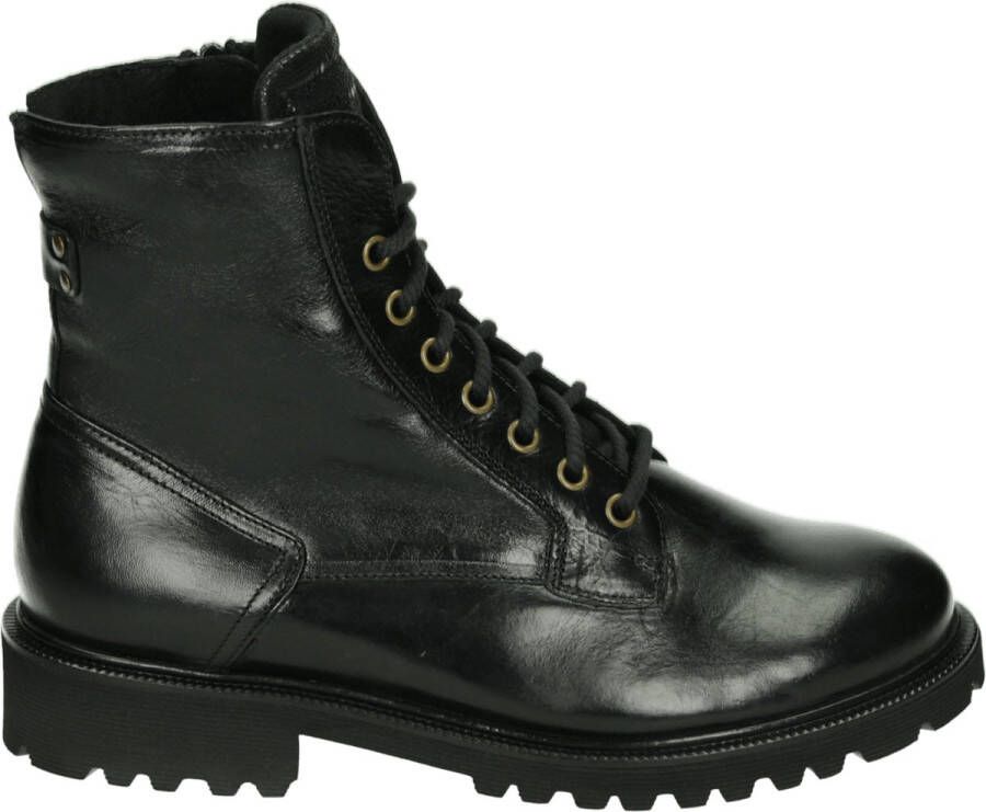 Durea 9769 K Volwassenen VeterlaarzenHoge sneakersDames veterschoenenHalf-hoge schoenen Zwart