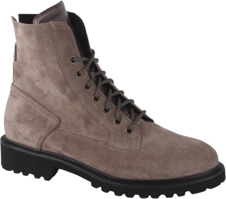 Durea 9769.185.1687-H dames veterboots sportief (5) beige