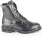 Durea 9769~K~~~~~~~~~~~~~~~~~~~~~~~~ Hoge sneakersVeterlaarzenDames veterschoenenDames sneakersHalf-hoge schoenen Zwart - Thumbnail 2
