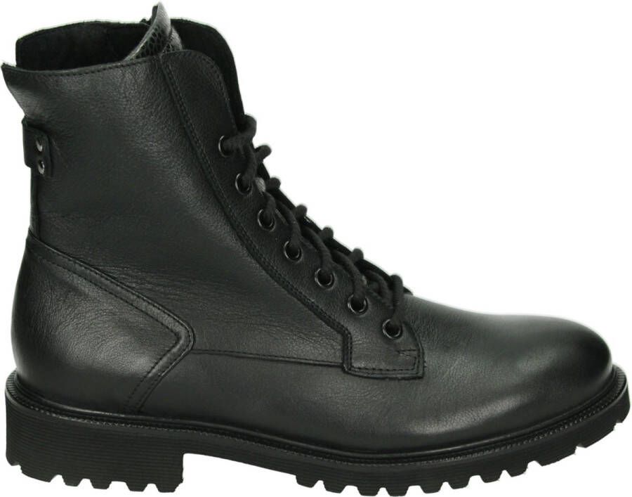 Durea 9769E Hoge sneakersVeterlaarzenDames veterschoenenDames sneakersHalf-hoge schoenen Zwart