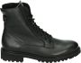 Durea 9769~E~~~~~~~~~~~~~~~~~~~~~~~~ Hoge sneakersVeterlaarzenDames veterschoenenDames sneakersHalf-hoge schoenen Zwart - Thumbnail 4